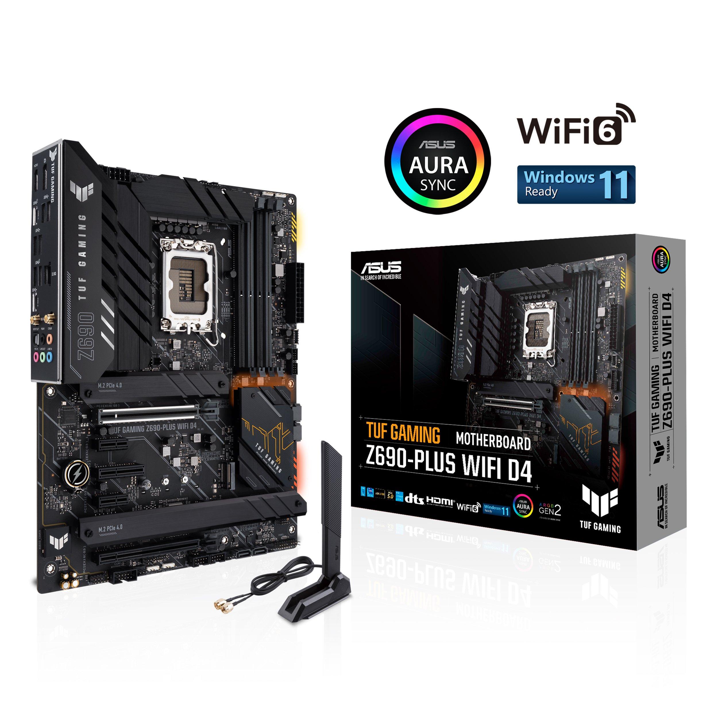 ASUS TUF GAMING Z690-PLUS WIFI D4 Motherboard