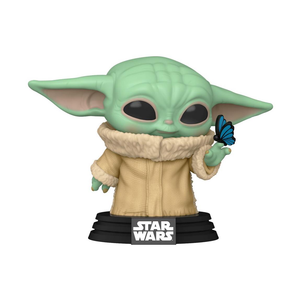Funko POP! Star Wars: The Mandalorian The Child with Butterfly 3.75-in Vinyl Figure GameStop Exclusive