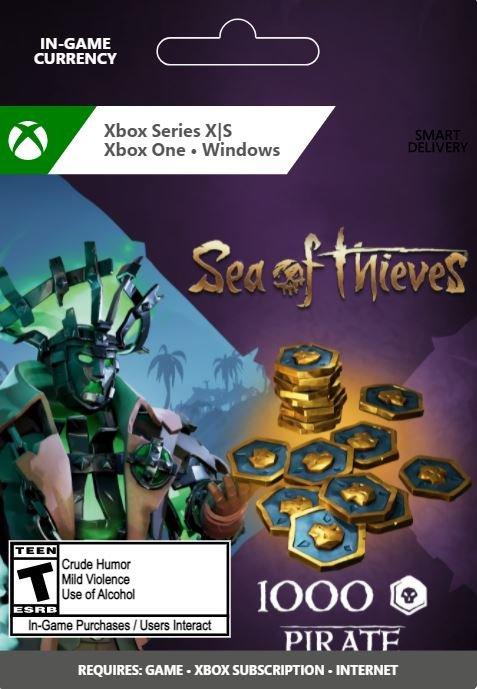 Sea of Thieves Seafarers Ancient Coin Pack 1000 Coins GameStop