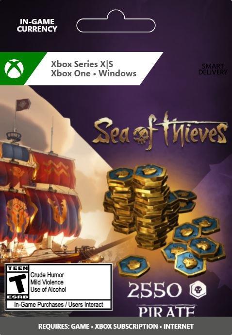 Sea of Thieves Captains Ancient Coin Pack 2550 Coins