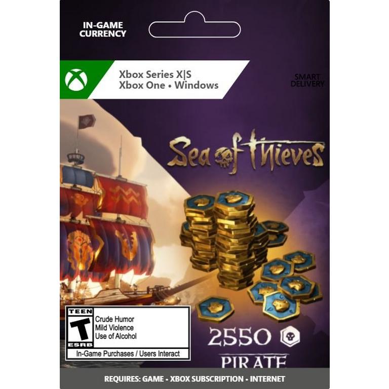 Sea of Thieves Captains Ancient Coin Pack 2550 Coins