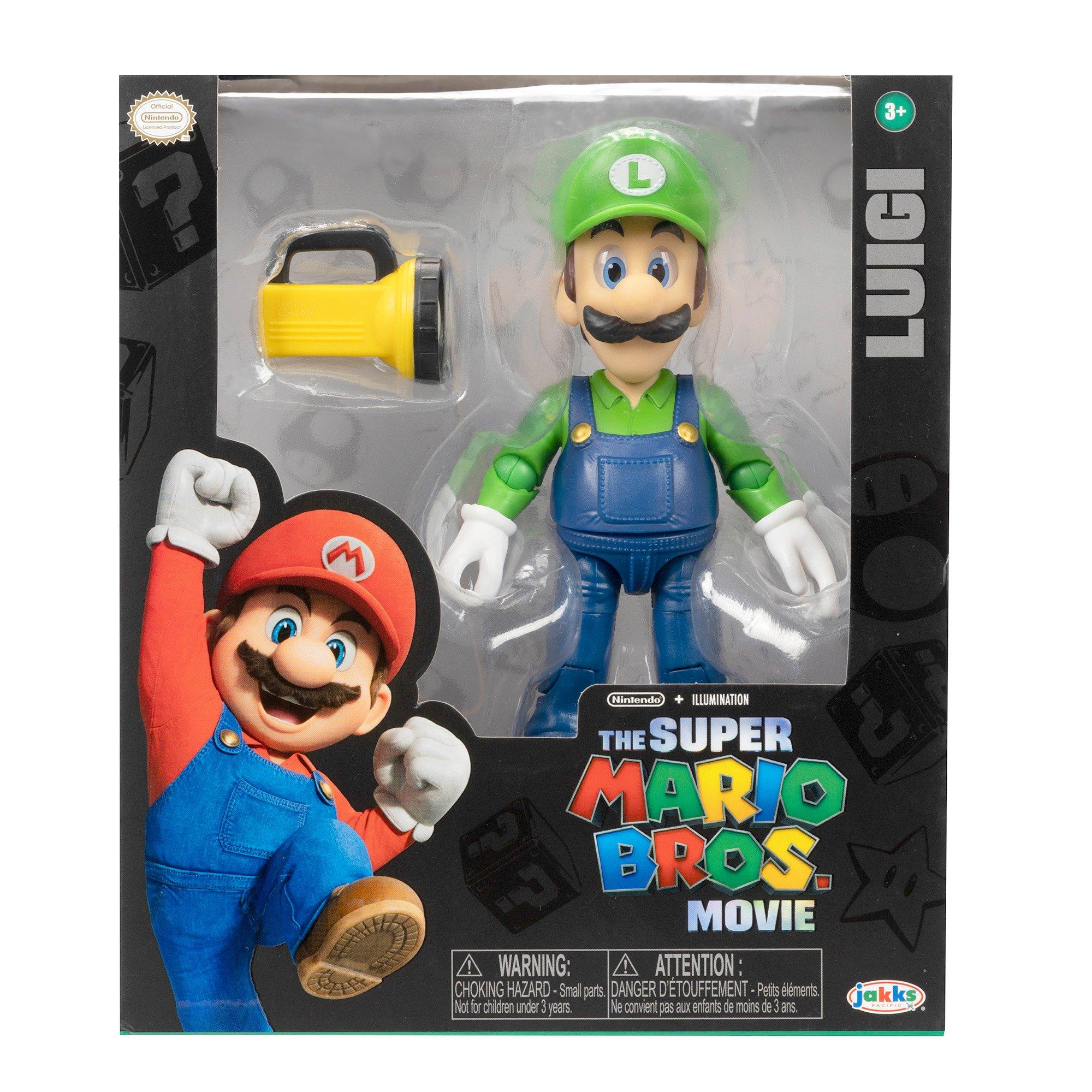 Jakks Pacific Super Mario Bros. Movie Luigi 5-in Action Figure