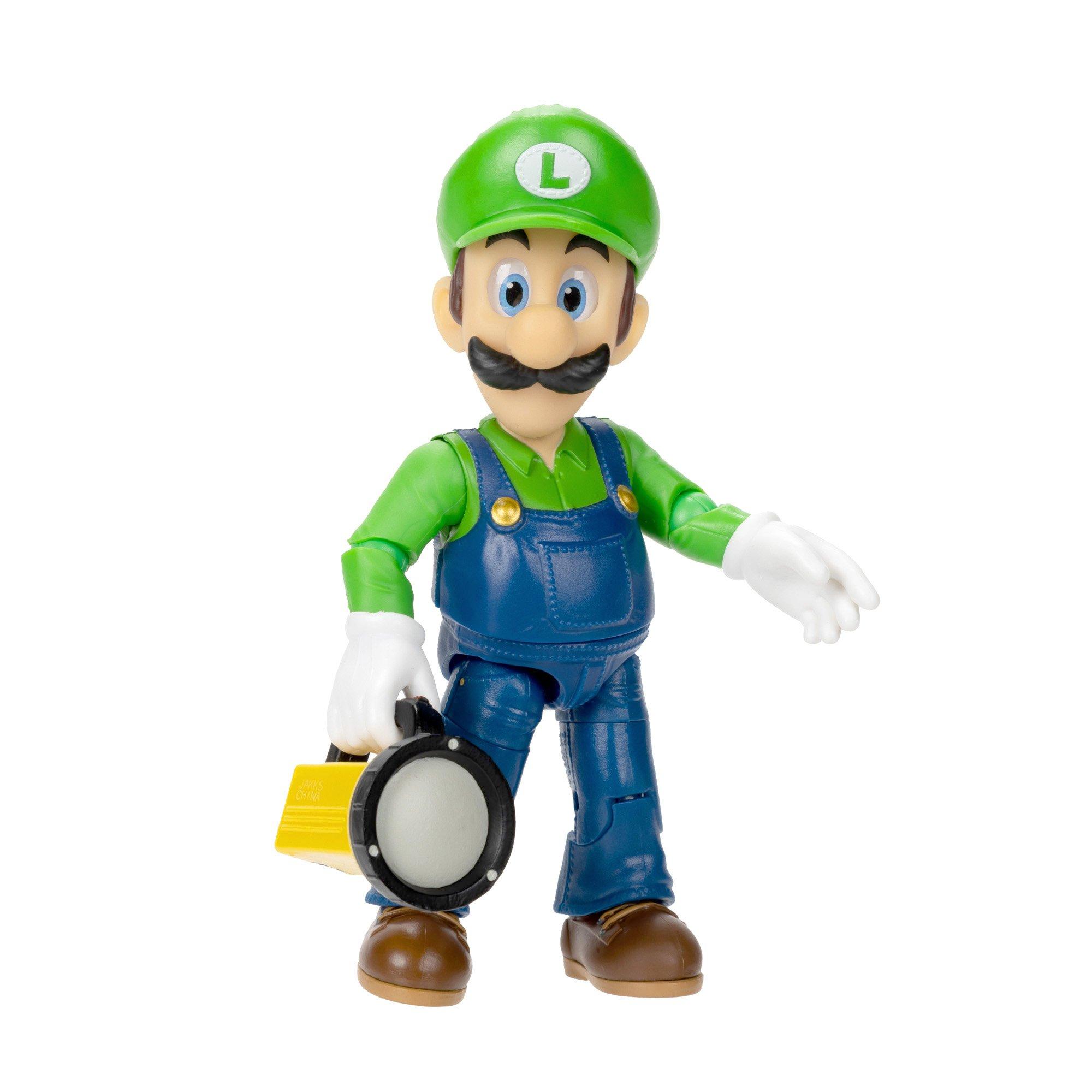 Nintendo The Super Mario Bros. Movie Luigi Poseable Plush