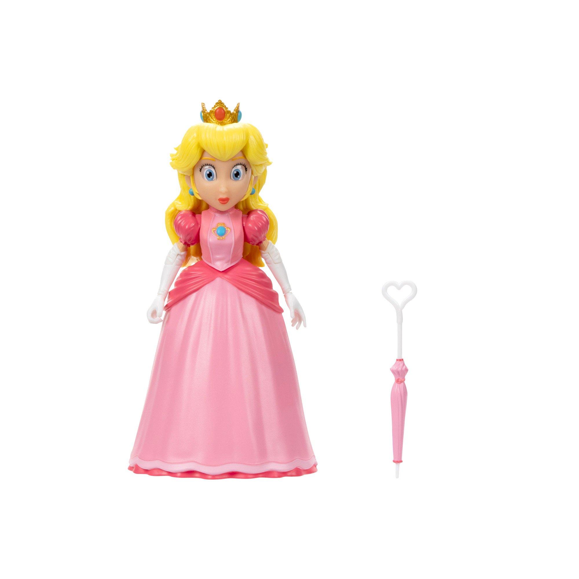 Jakks Pacific Super Mario Bros. Movie Princess Peach 5-in Action Figure