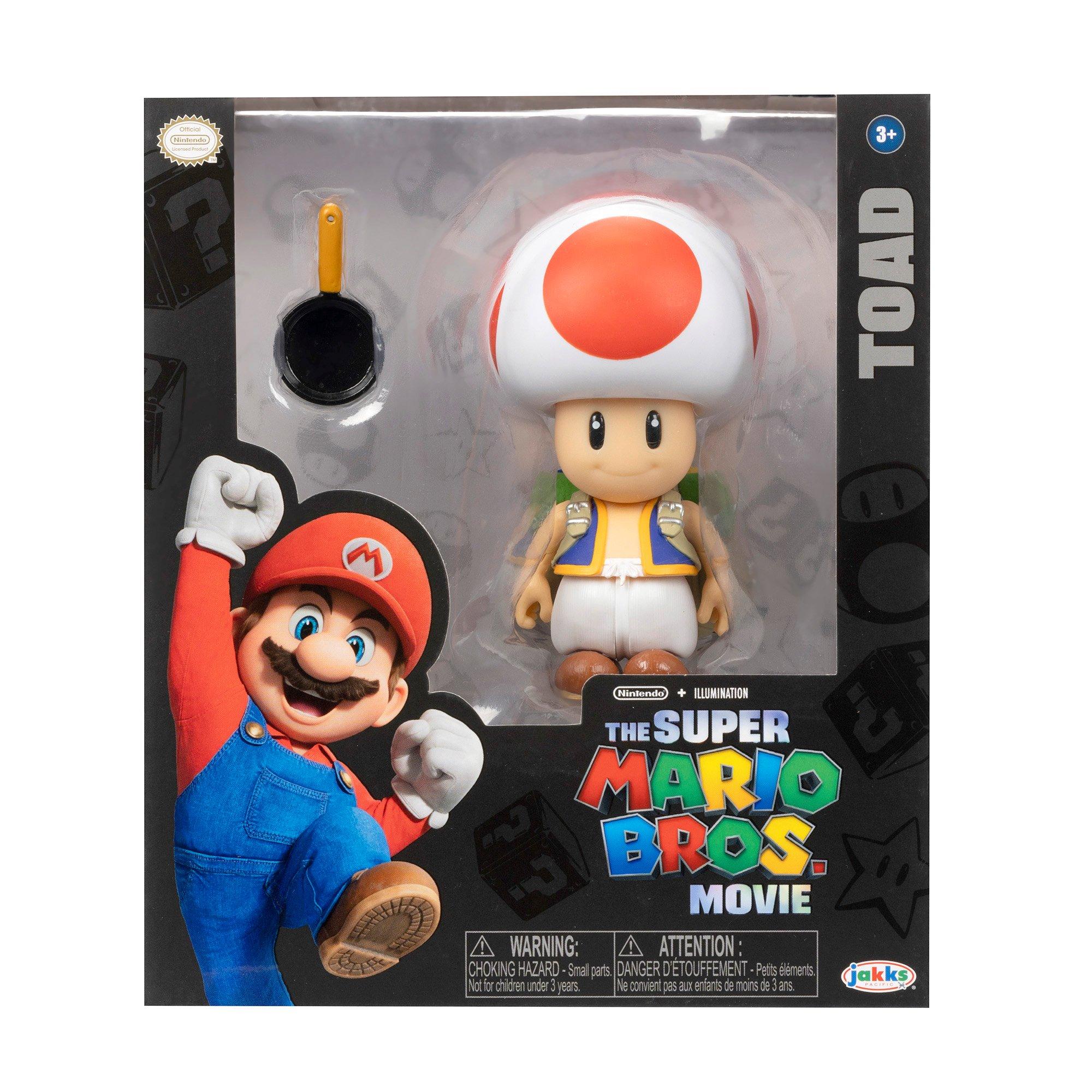 Super Mario Bros. The Movie Toad 5-Inch Figure [With Frying Pan]