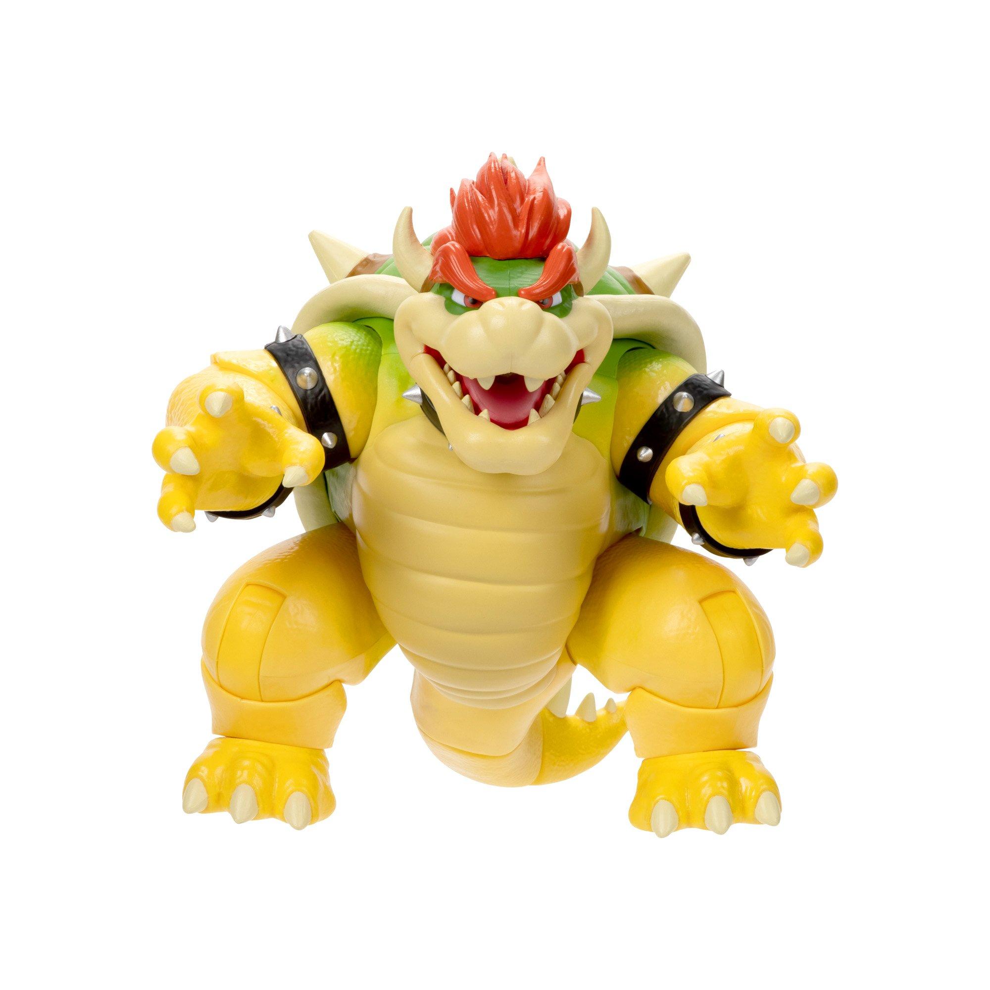 Jakks Pacific Super Mario Bros. Movie Fire Breathing Bowser 7-in Action  Figure