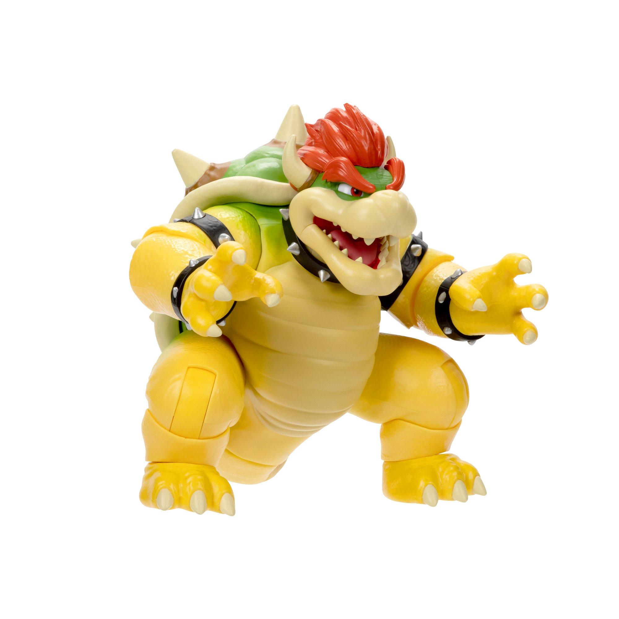  RGVV Yellow Bowser Jr Action Figure Wearing A Scarf in A  Spaceship Like A Cup 4.7 : Toys & Games