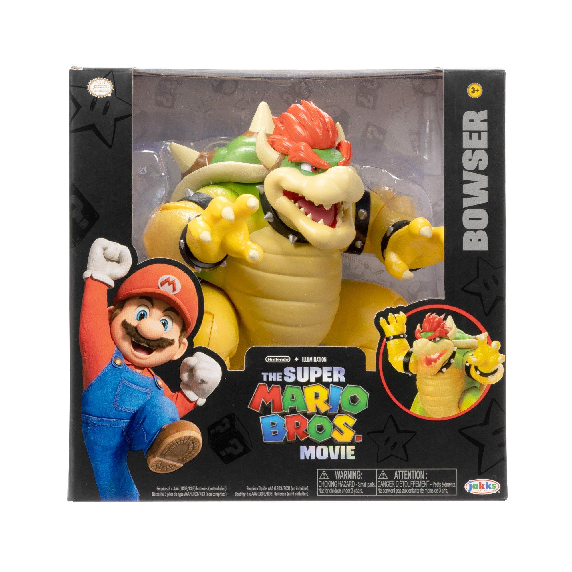 Jakks Pacific Super Mario Bros. Movie Fire Breathing Bowser 7-in