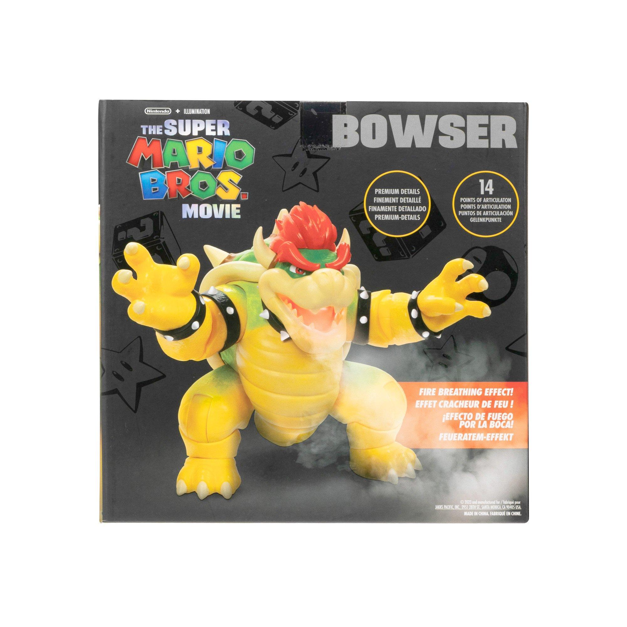 Figurine Bowser cracheur de feu Mario Bros Movie Jakks Pacific : King  Jouet, Figurines Jakks Pacific - Jeux d'imitation & Mondes imaginaires
