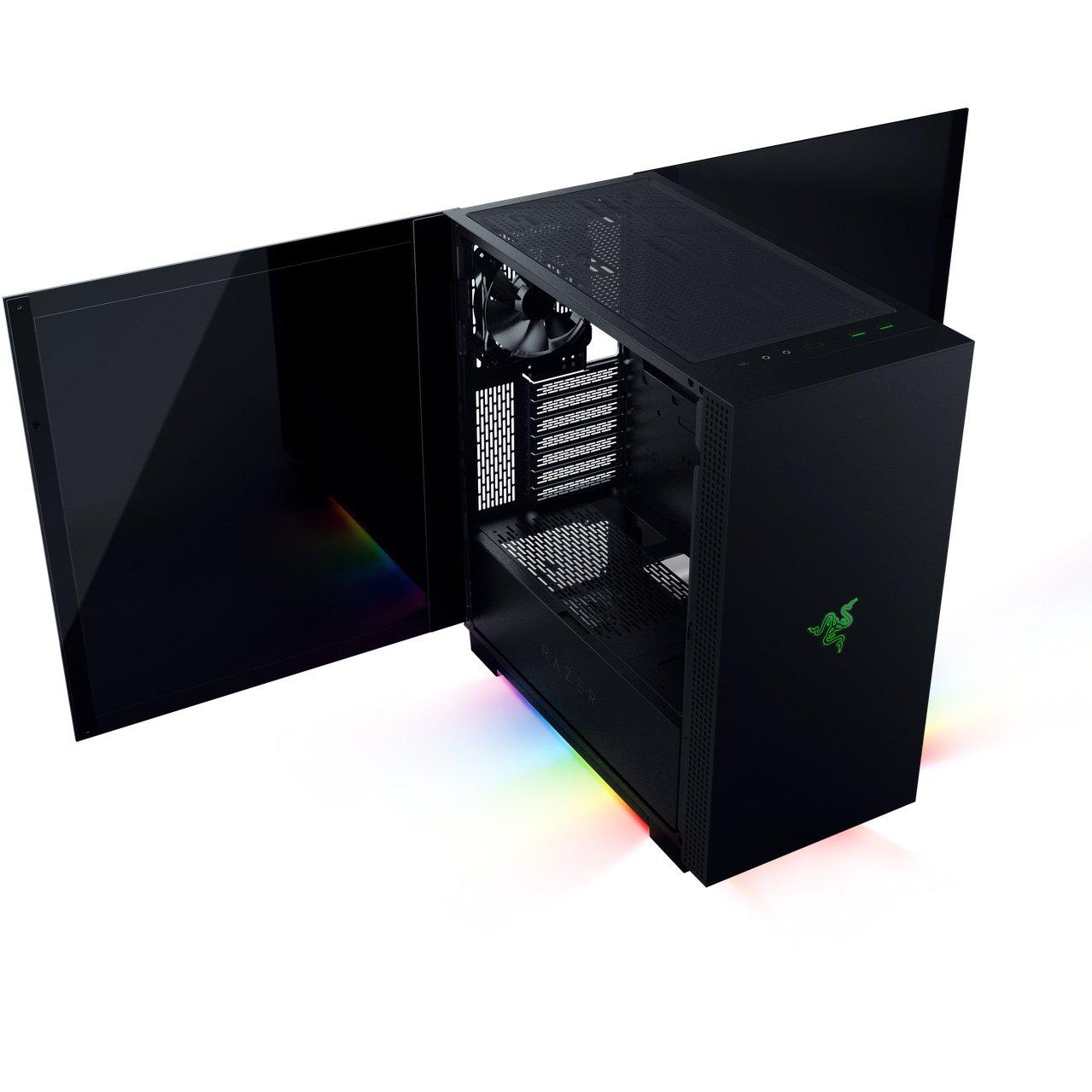 list item 5 of 6 Razer Tomahawk Tempered Glass ATX Mid-Tower Gaming Computer Case with Chroma RGB