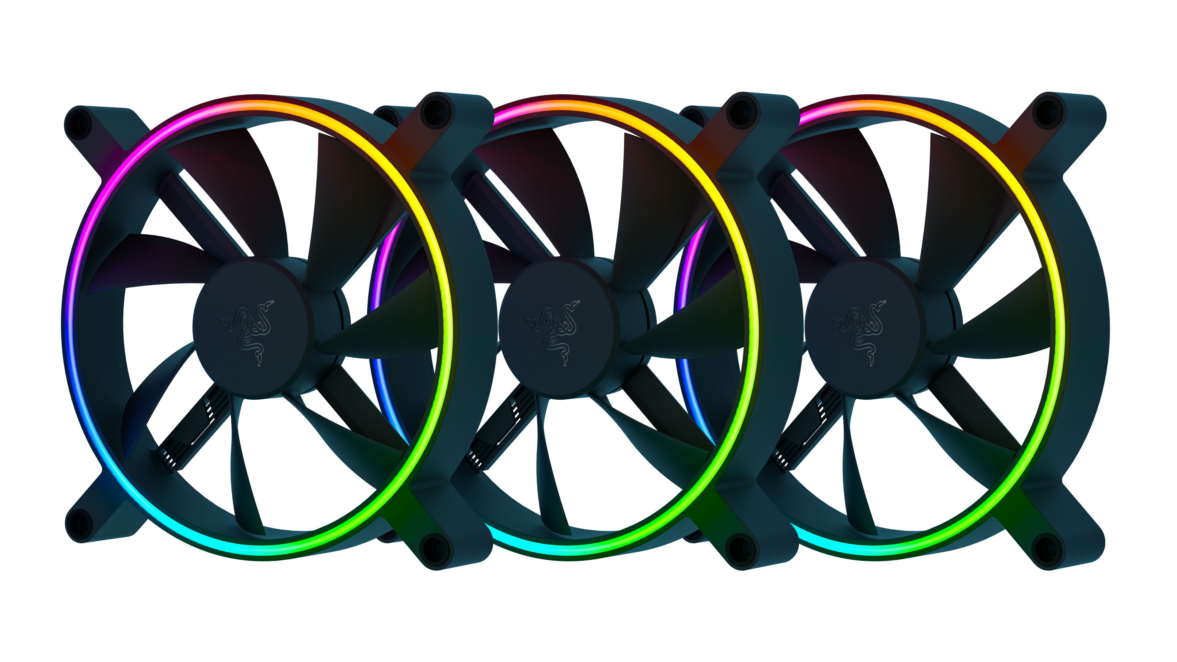 Razer KUNAI CHROMA 120mm ファン 3個セット Amazon.com: Razer Kunai Hydraulic 120MM aRGB PC Fan: Quiet