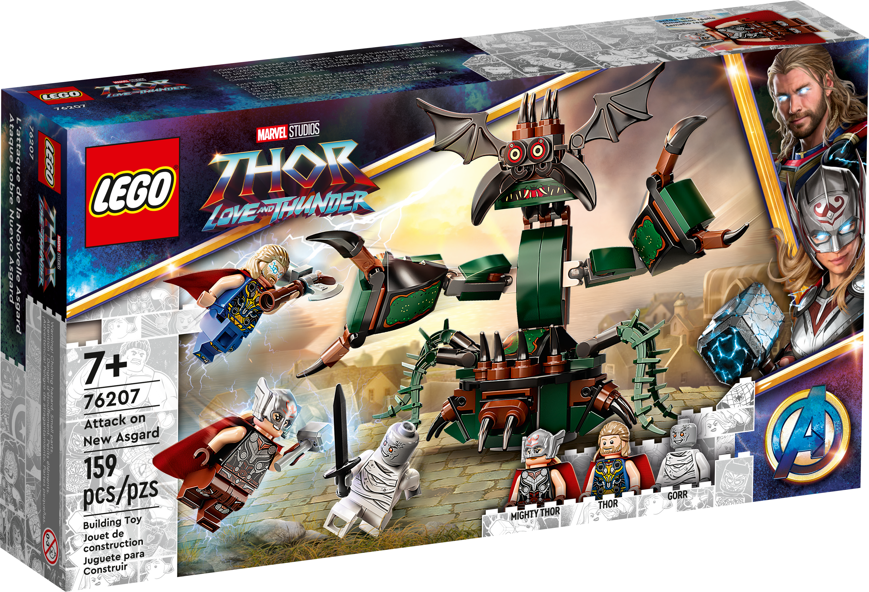 LEGO Super Heroes Thor: Love and Thunder Attack on New Asgard 76207
