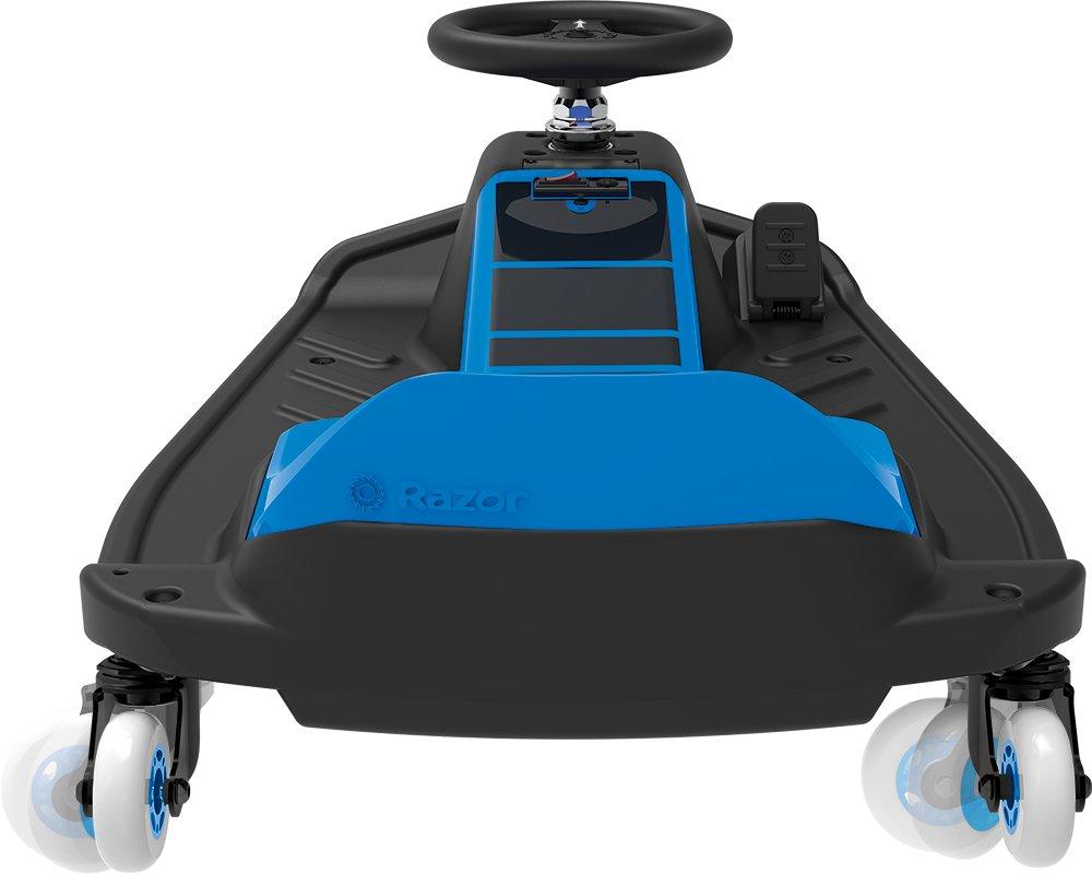  Razor Crazy Cart Shift Electric Go Kart for Kids Ages 6+ - 12V  Drifting System, High/Low Speed Switch, Simplified Drifting, Riders up to  120 lbs, Black/Blue : Everything Else