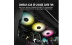 CORSAIR iCUE SP120 RGB ELITE Performance 120mm PWM Computer Case Fan