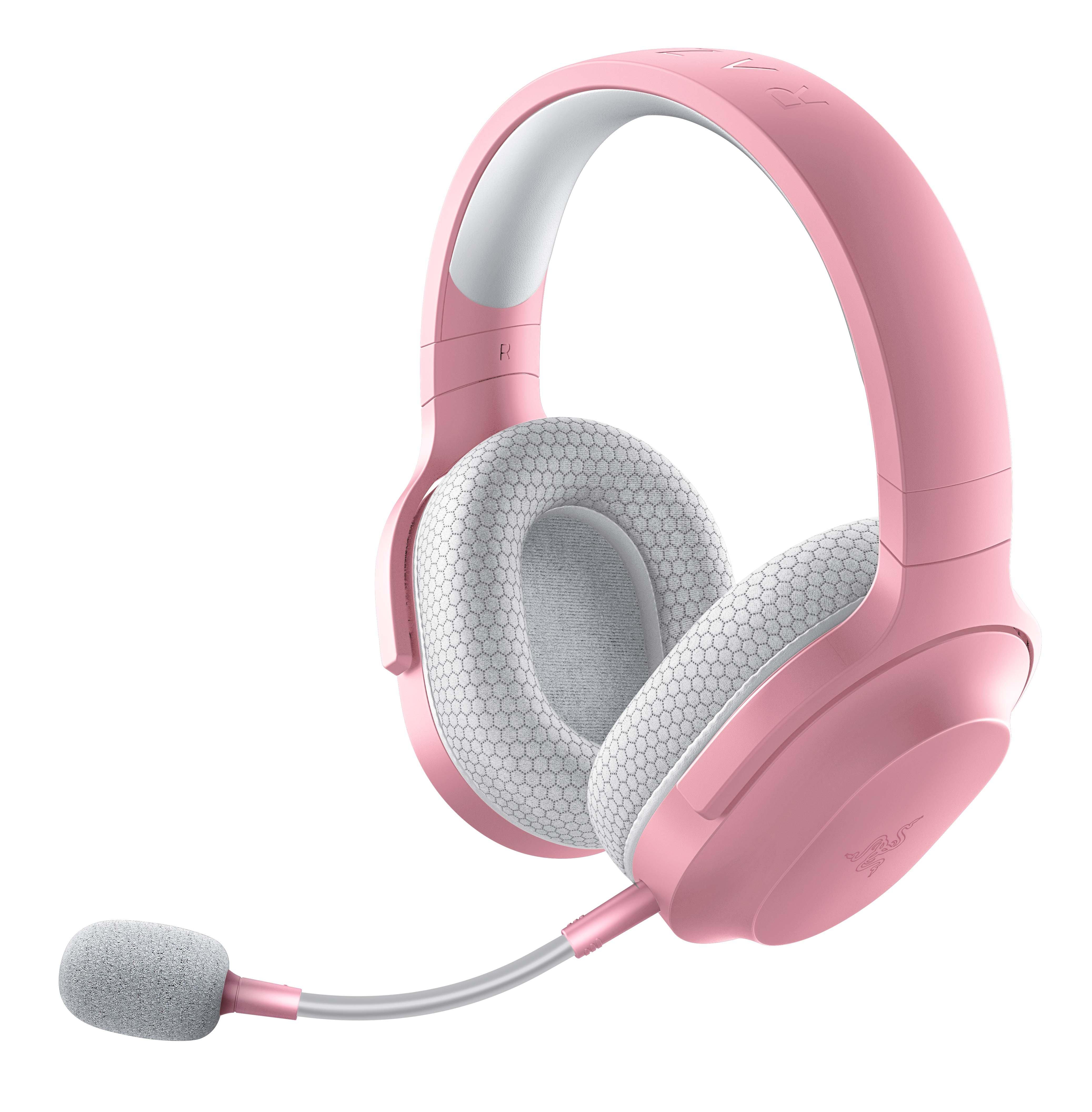  Razer Kraken Quartz Edition - Gaming Headphones for PC, PS4,  Xbox One and Switch with 50 mm Drivers and Cooling Gel-Infused Cushions -  Pink : Video Games