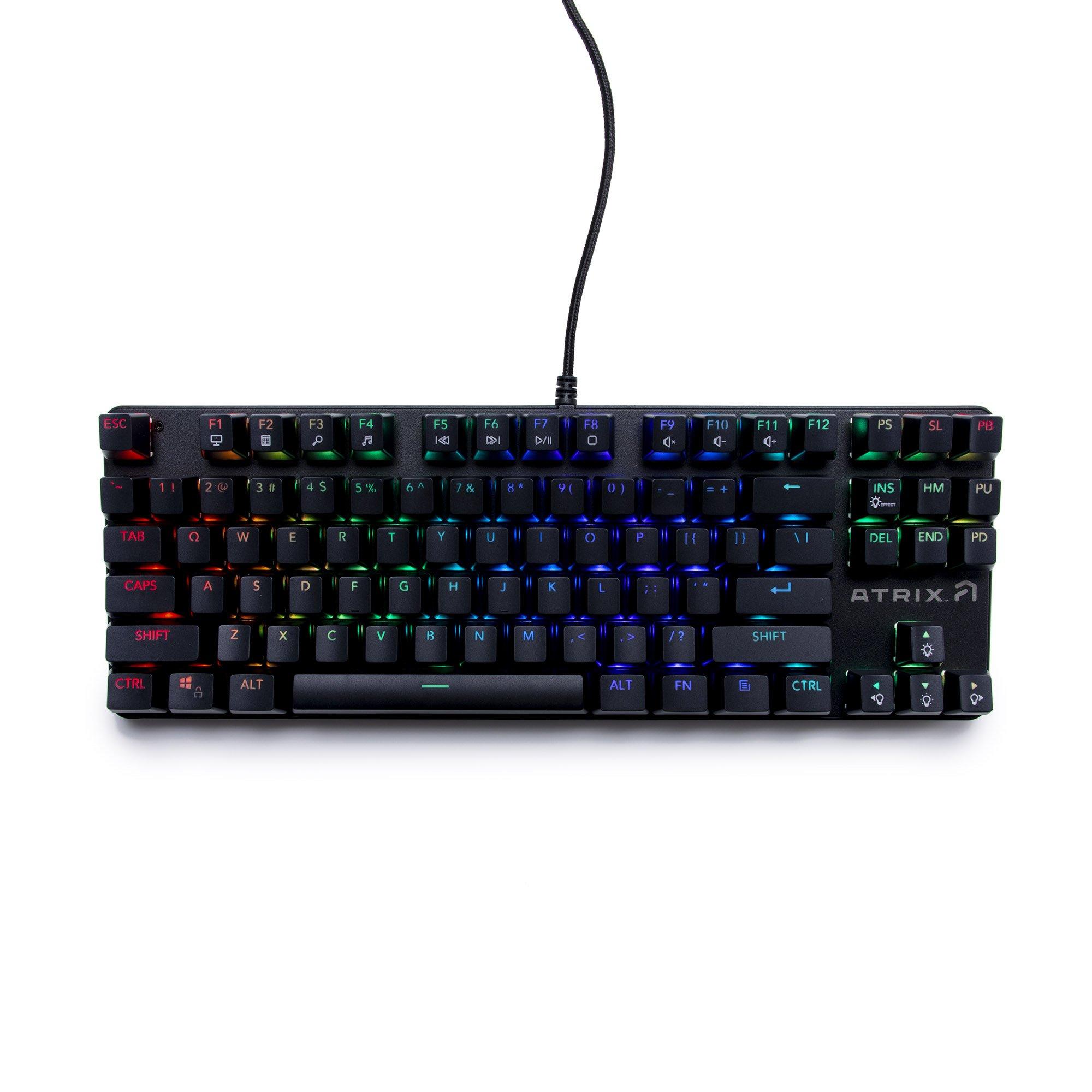 Atrix FPS Red Switch Wired Mechanical Keyboard with RGB