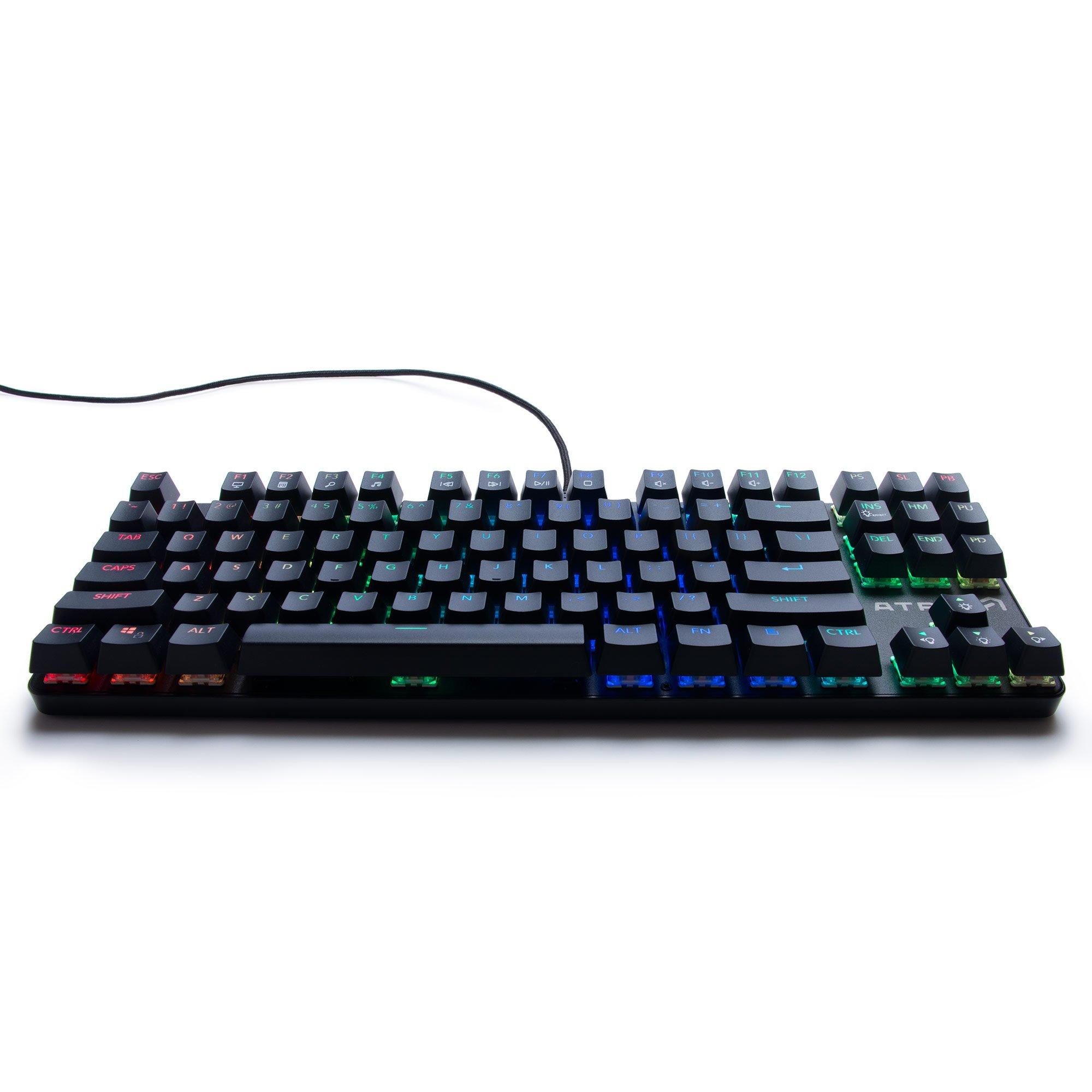 Atrix Full Size Wireless Brown Switch Mechanical Gaming Keyboard with RGB  GameStop Exclusive
