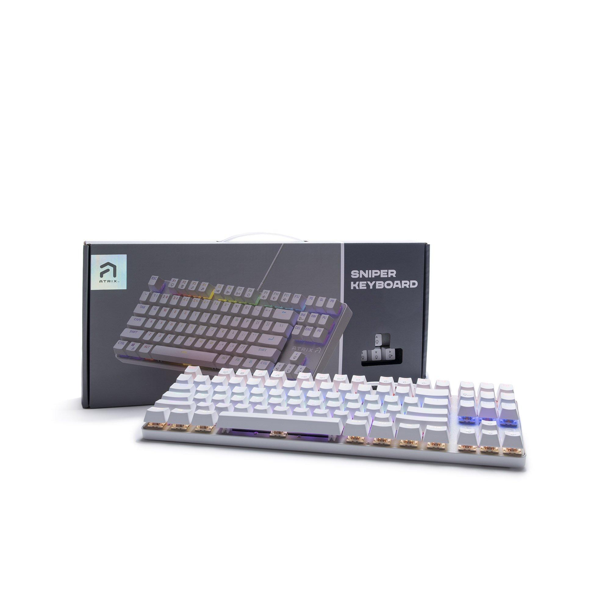 Atrix FPS Red Switch Wired Mechanical Keyboard with RGB