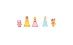 Jakks Pacific Super Mario Princess Peach 2.5-in Figure 5-Pack