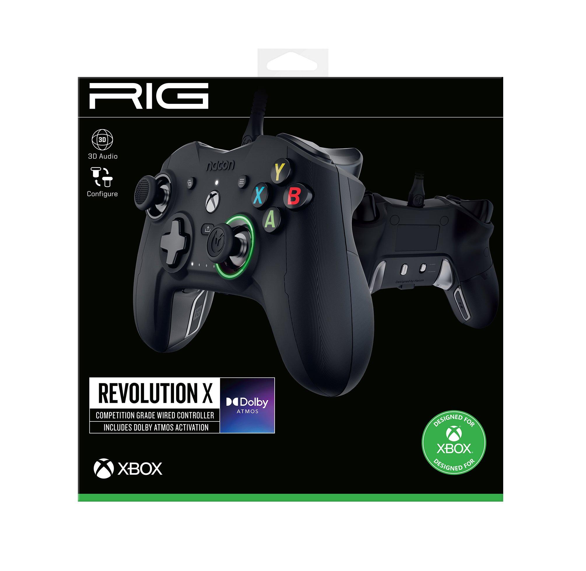 RIG Revolution X Wired Controller for Xbox Series X/S, Xbox One