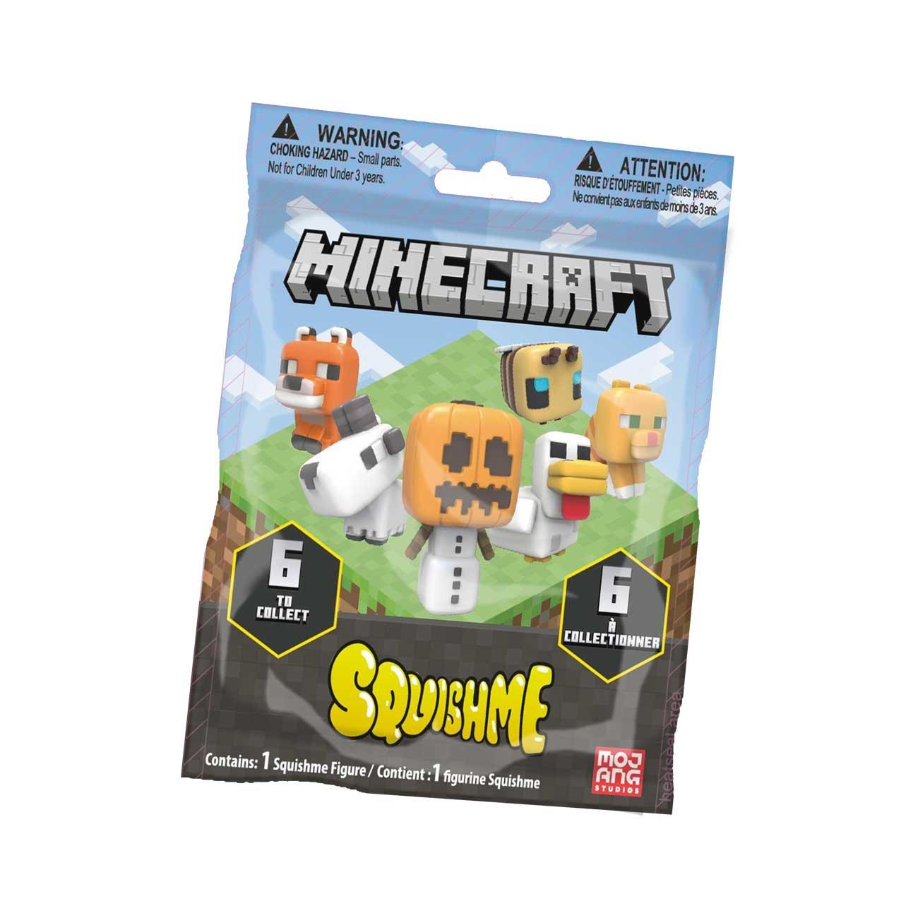 Minecraft SquishMe Series 3 Blind Mystery Pack 1 Action Figurine