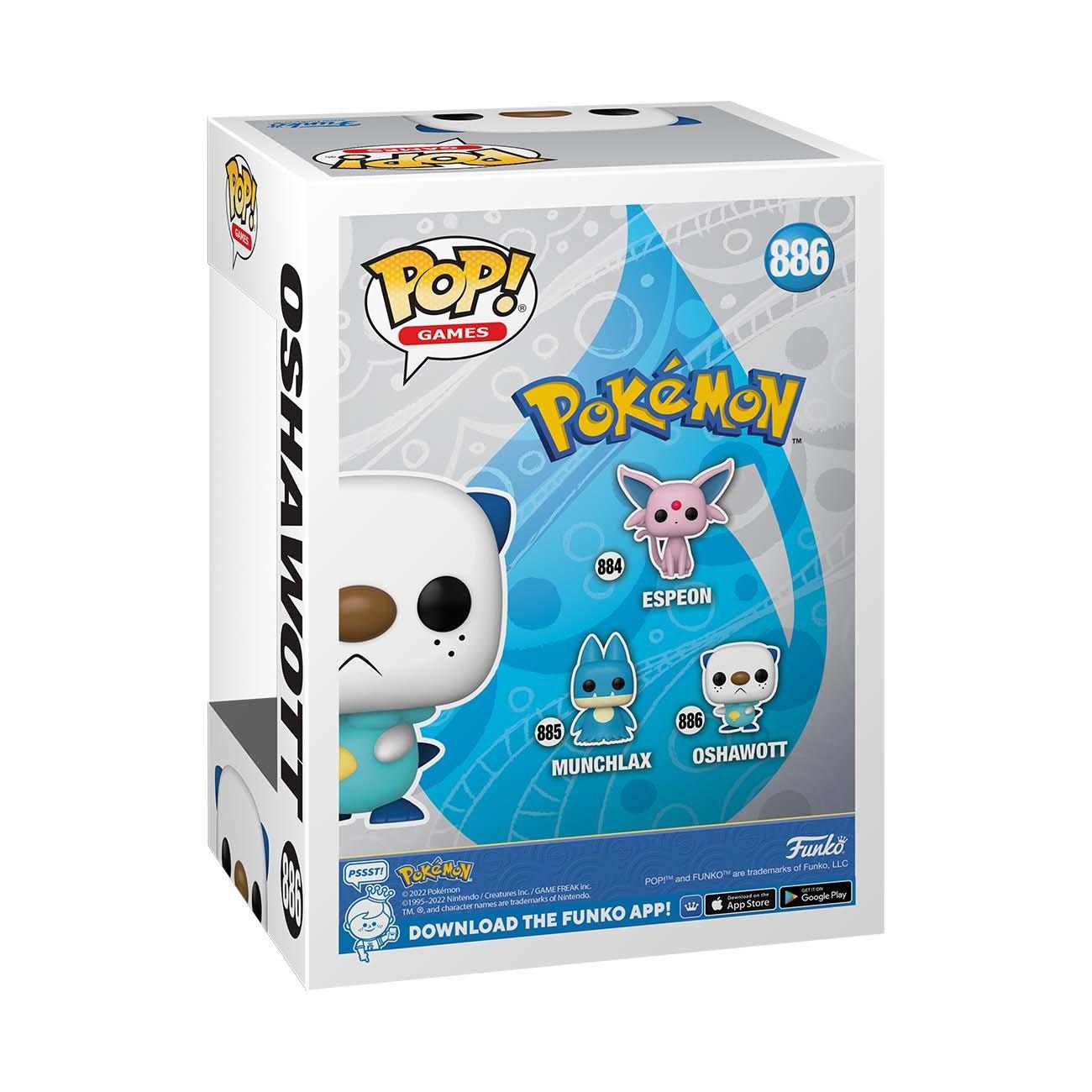 Funko POP! Games: Pokemon Oshawott 2.8-in Vinyl Figure