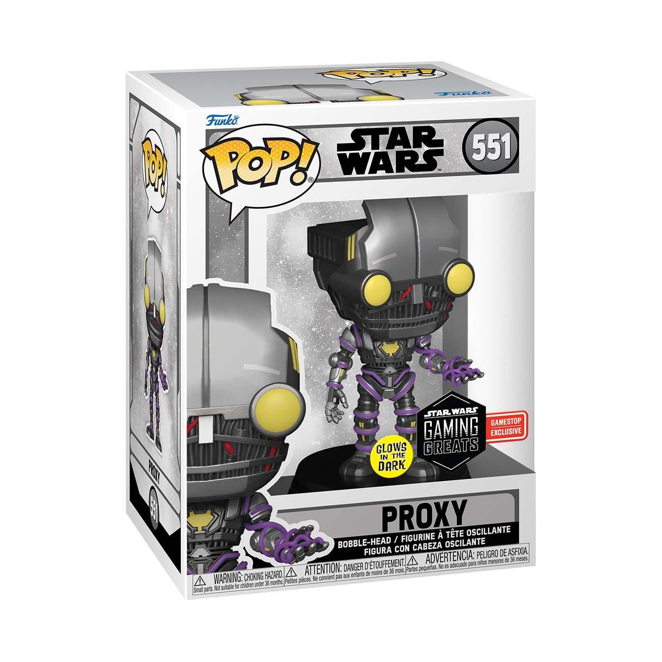 Funko POP! Star Wars Proxy 5-in Glow-in-the-Dark Vinyl Bobblehead GameStop  Exclusive | GameStop