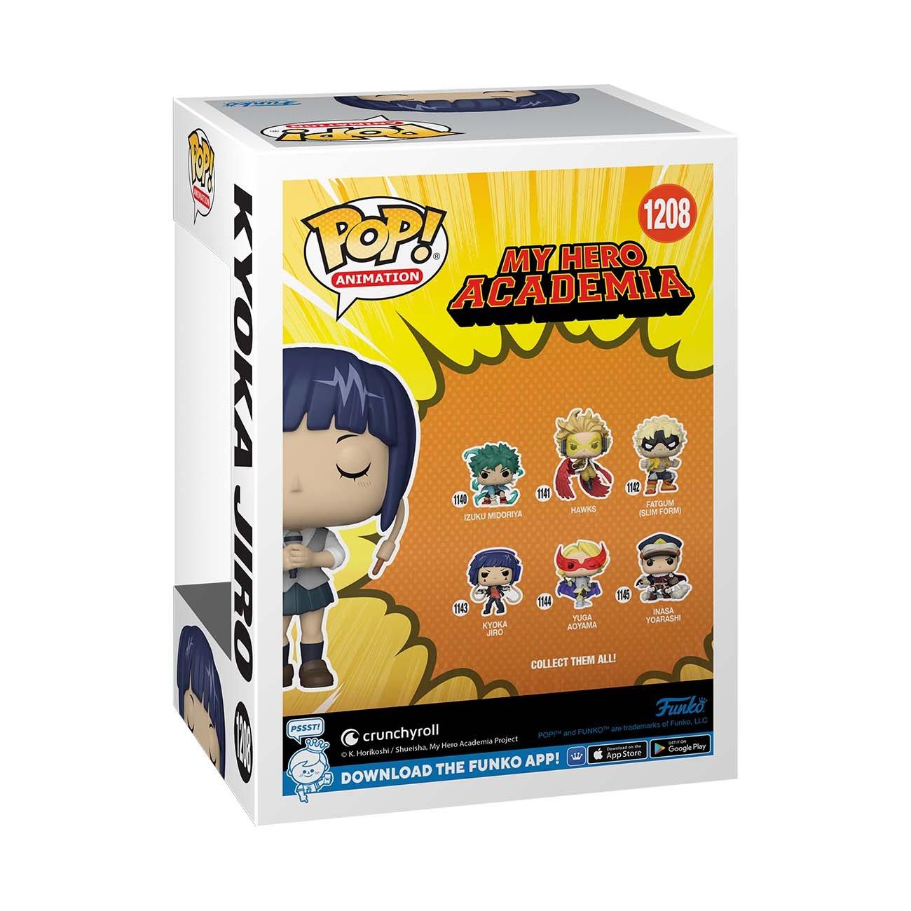 Funko POP! Animation: My Hero Academia Kyoka Jiro with Microphone Vinyl  Figure and T-Shirt GameStop Exclusive