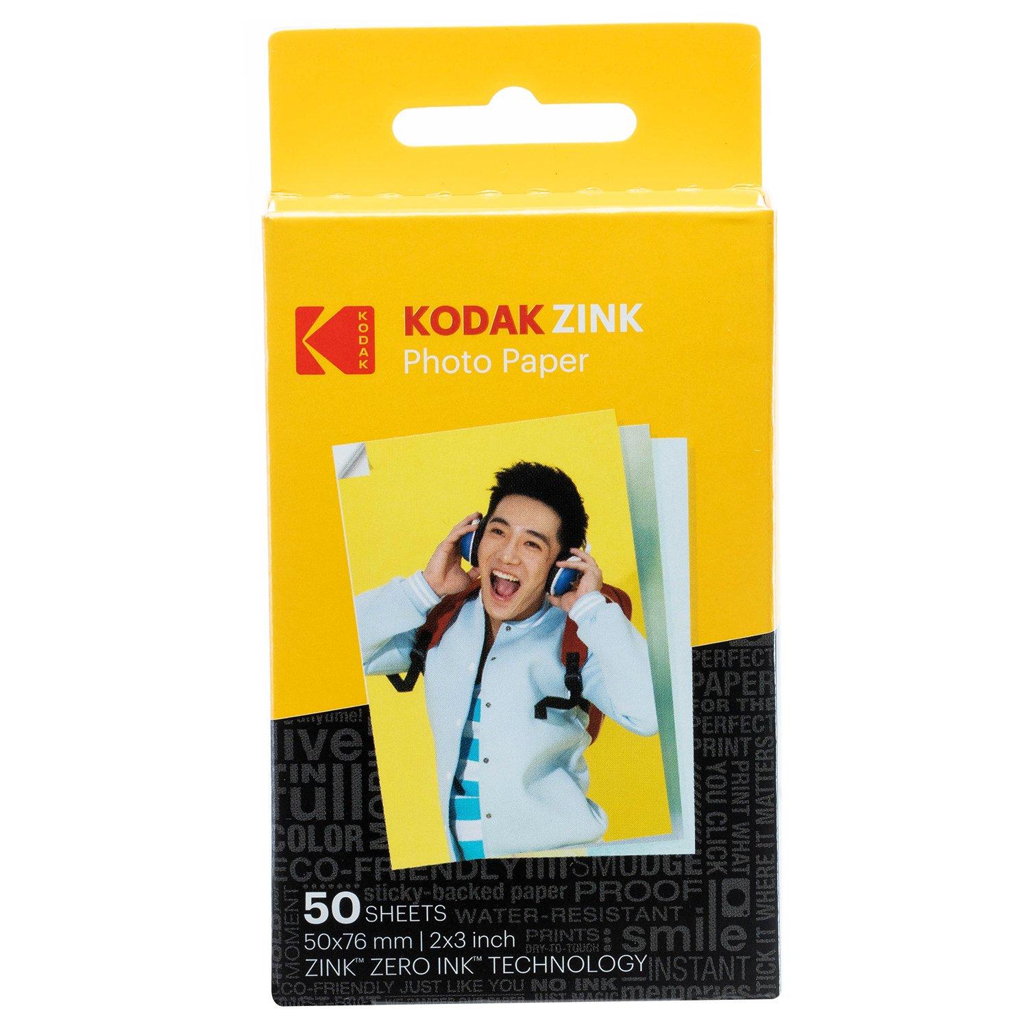 Kodak Zink Photo Paper 2x3 50-pk