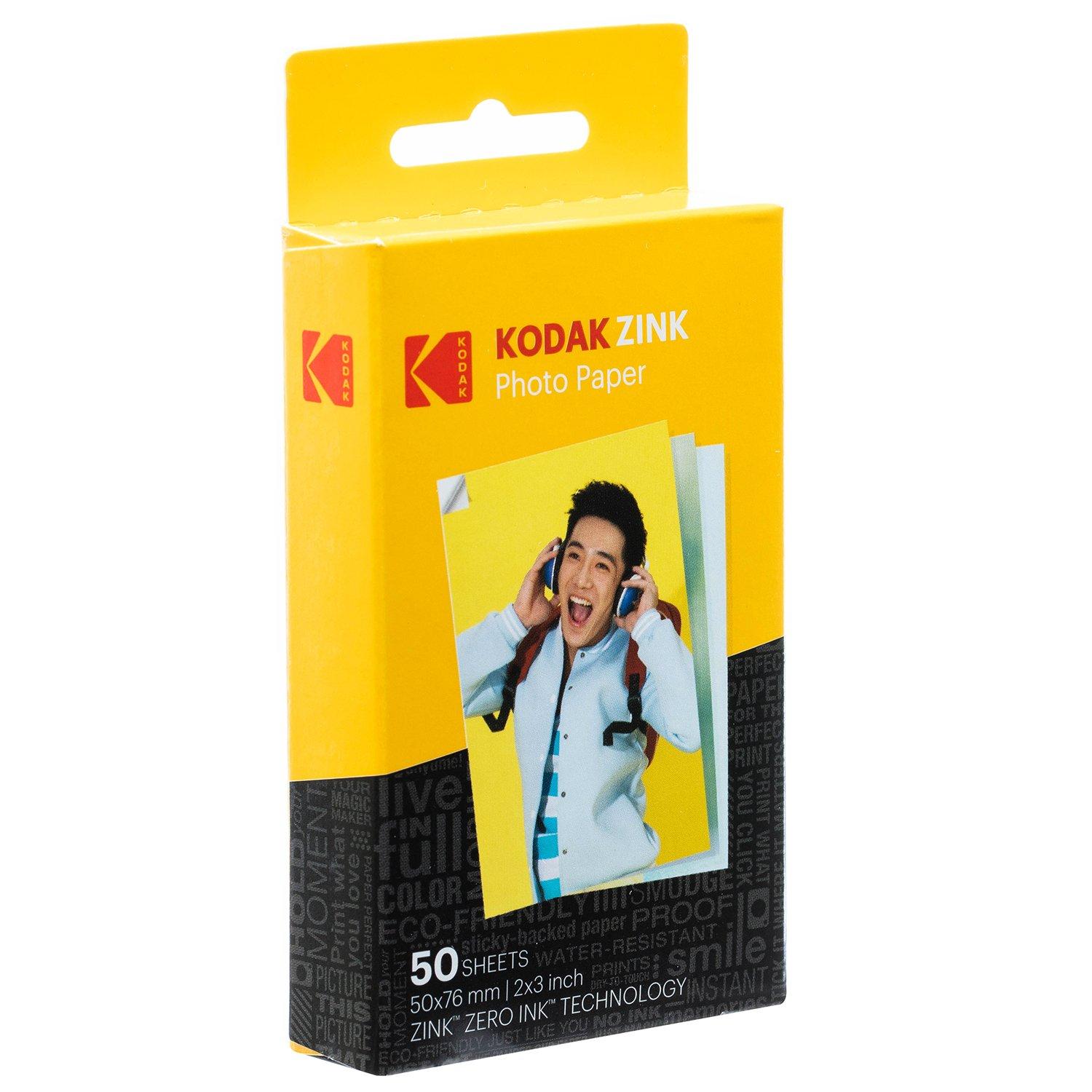 Kodak Zink Photo Paper 2x3 50-pk