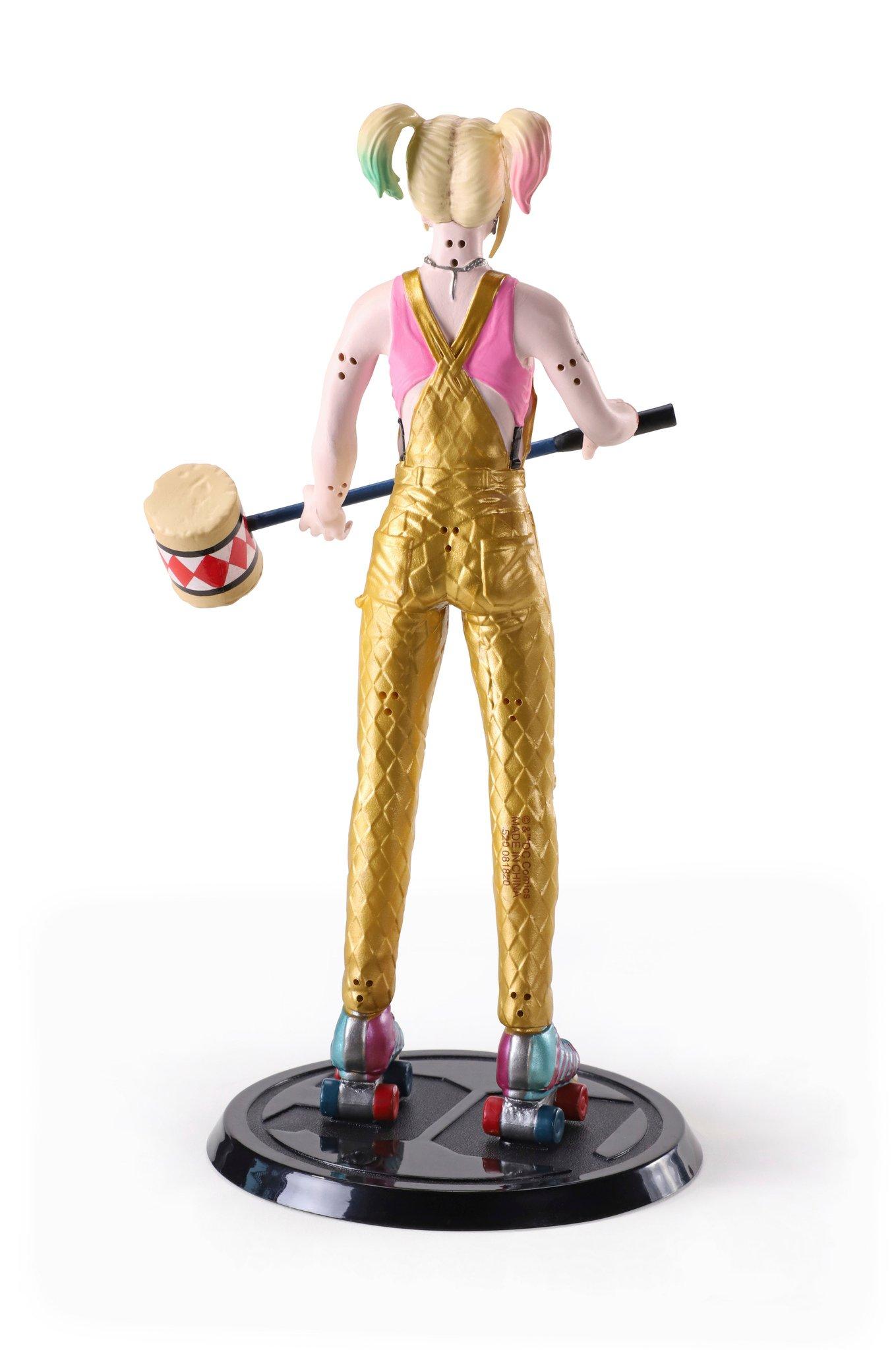 The Noble Collection Birds of Prey Harley Quinn Bendyfigs Figure