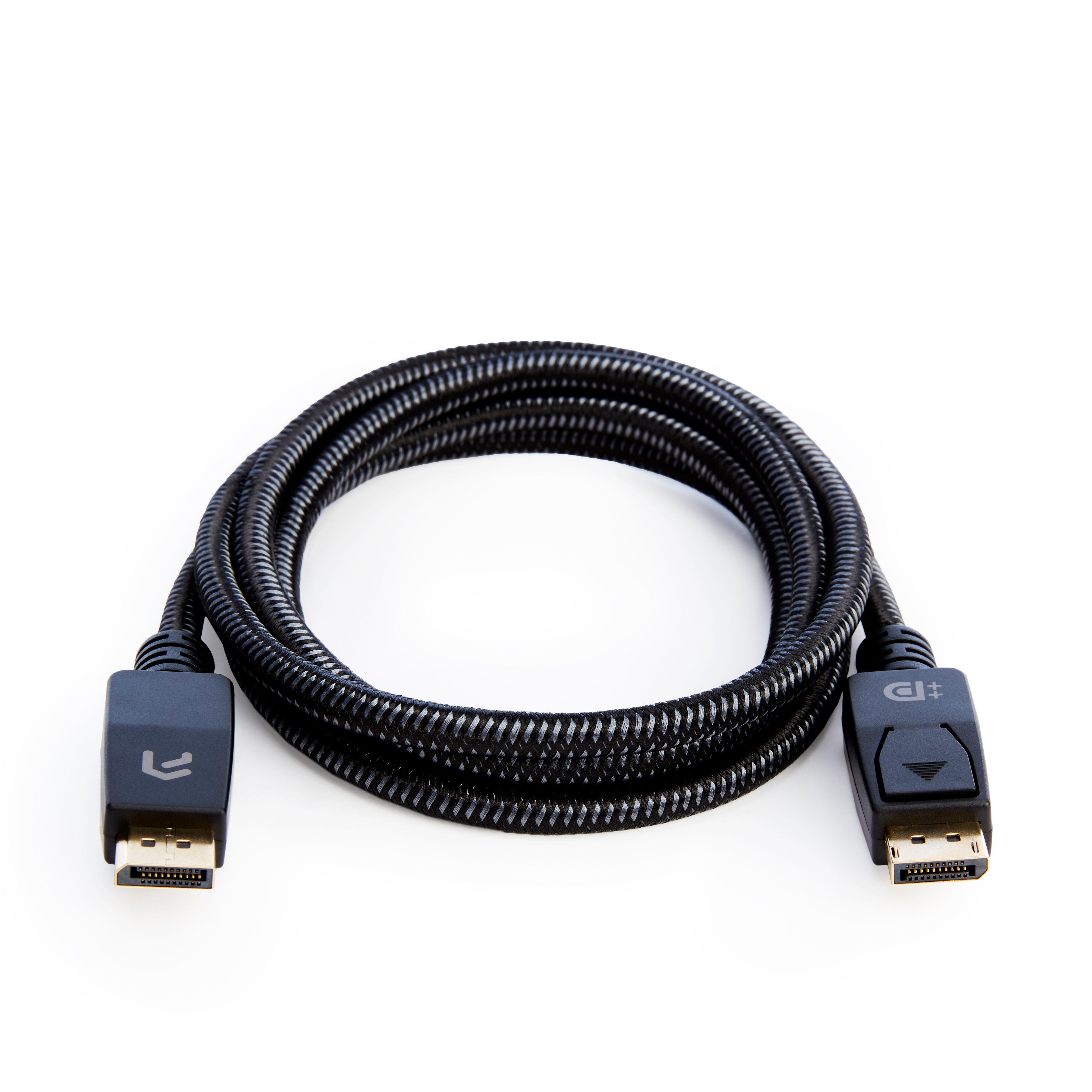 list item 1 of 2 Atrix 4K/8K DisplayPort to DisplayPort 1.4 Braided Nylon 6-ft Cable
