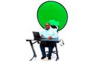 Atrix Chair Mounting Green Screen Backdrop