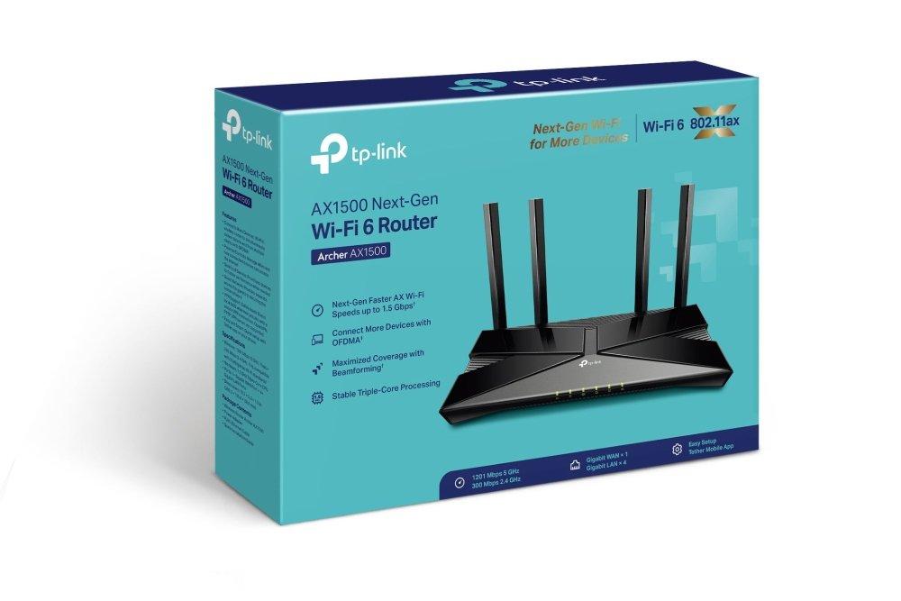 list item 6 of 6 TP-Link Archer AX1500 Dual-Band Wi-Fi 6 Router