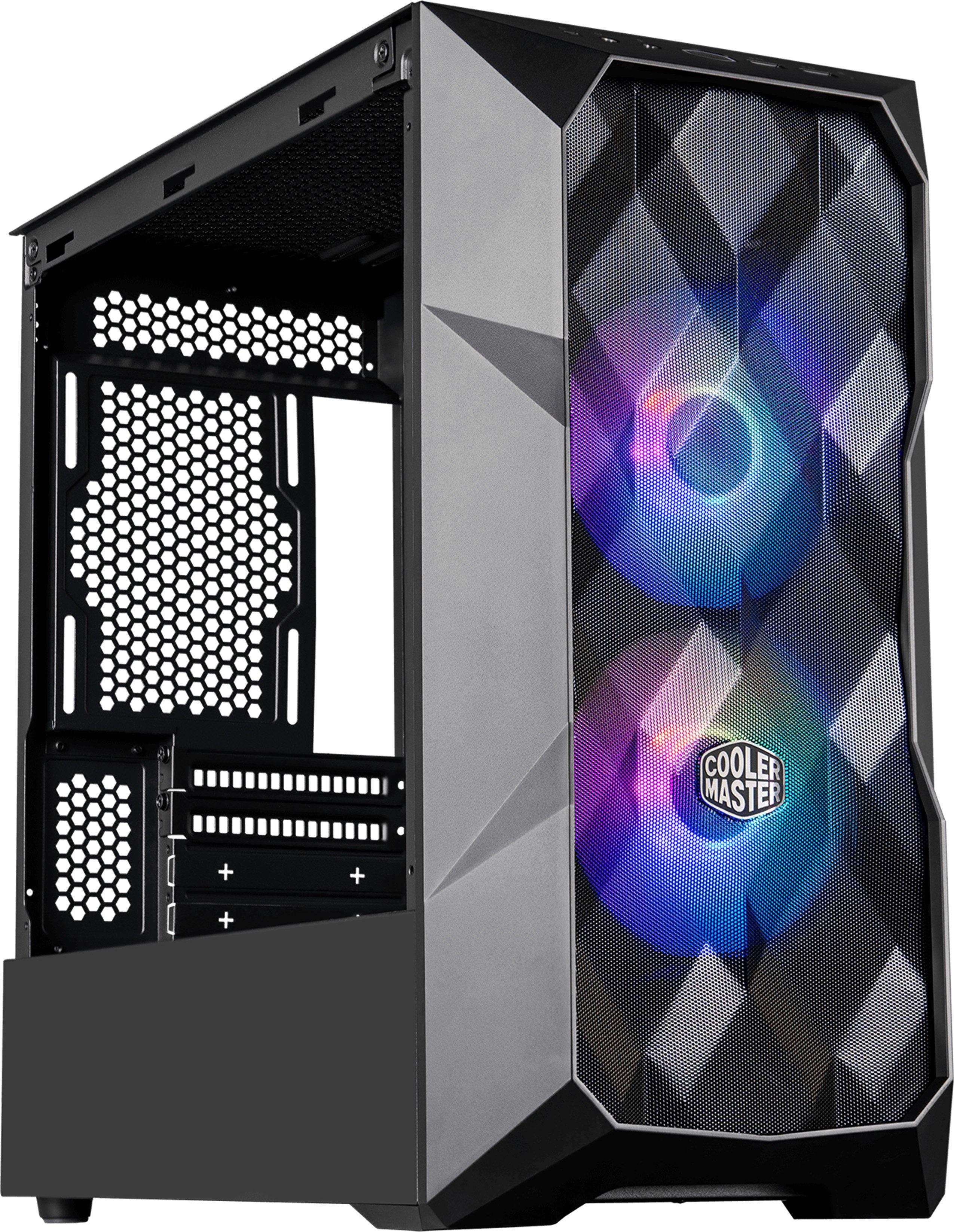 Cooler Master TD300 Mesh Micro-ATX Tower Polygonal Mesh Front with Tempered Glass