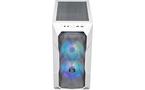 Cooler Master TD300 Mesh White Micro-ATX Tower Polygonal Mesh Front with Tempered Glass