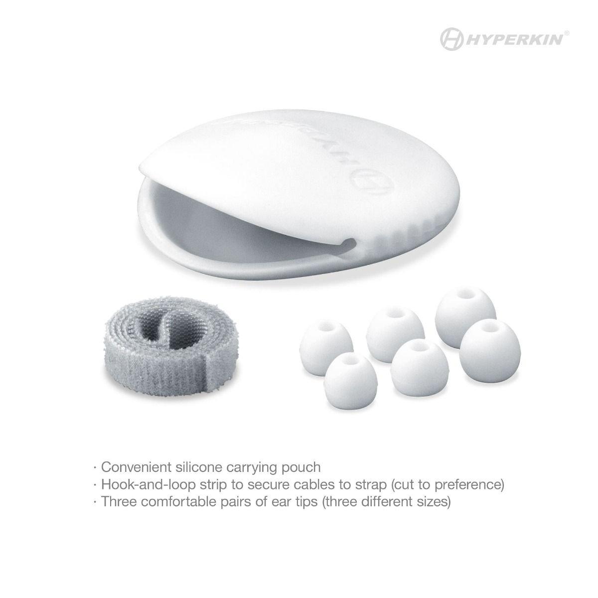 Hyperkin Lightweight Earbuds with Silicone Travel Case for Meta Quest 2