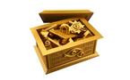Bandai Spirits Yu-Gi-Oh! Duel Monsters Ultimagear Millennium Puzzle Gold Sarcophagus 20-in Model Kit