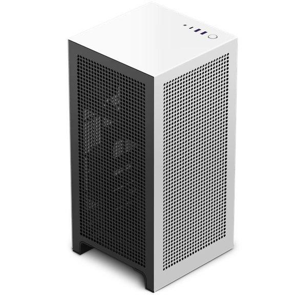 list item 2 of 7 NZXT H1 V2 Mini ITX Case with PSU AIO Fan Controller and PCIe Extender CS-H11BW-US