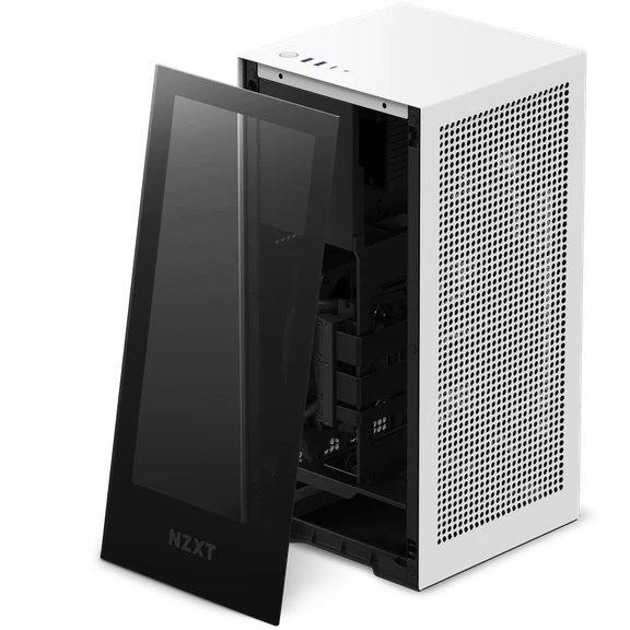 list item 3 of 7 NZXT H1 V2 Mini ITX Case with PSU AIO Fan Controller and PCIe Extender CS-H11BW-US