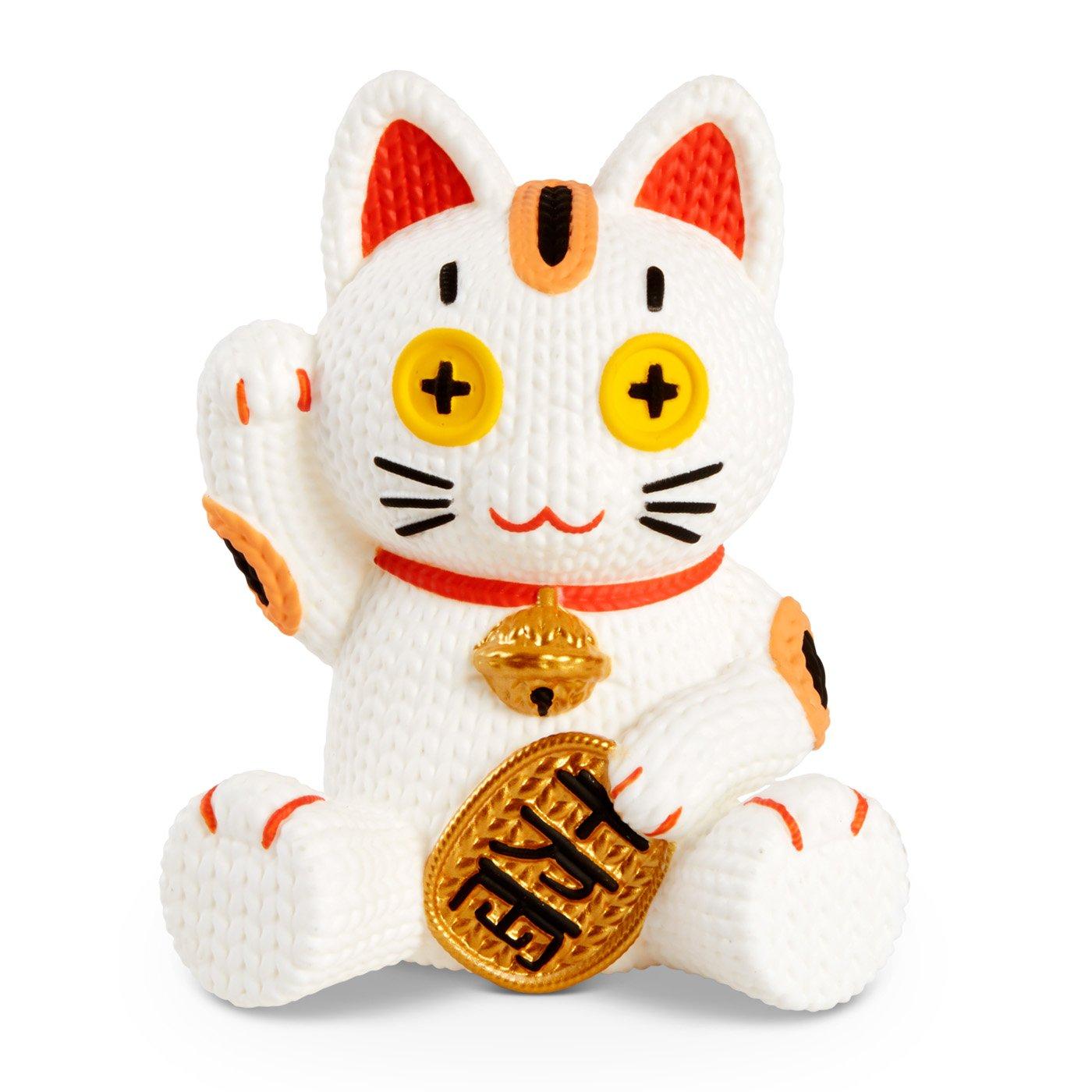 Handmade by Robots Knit Series Manekineko Money Cat 5in Vinyl Figure