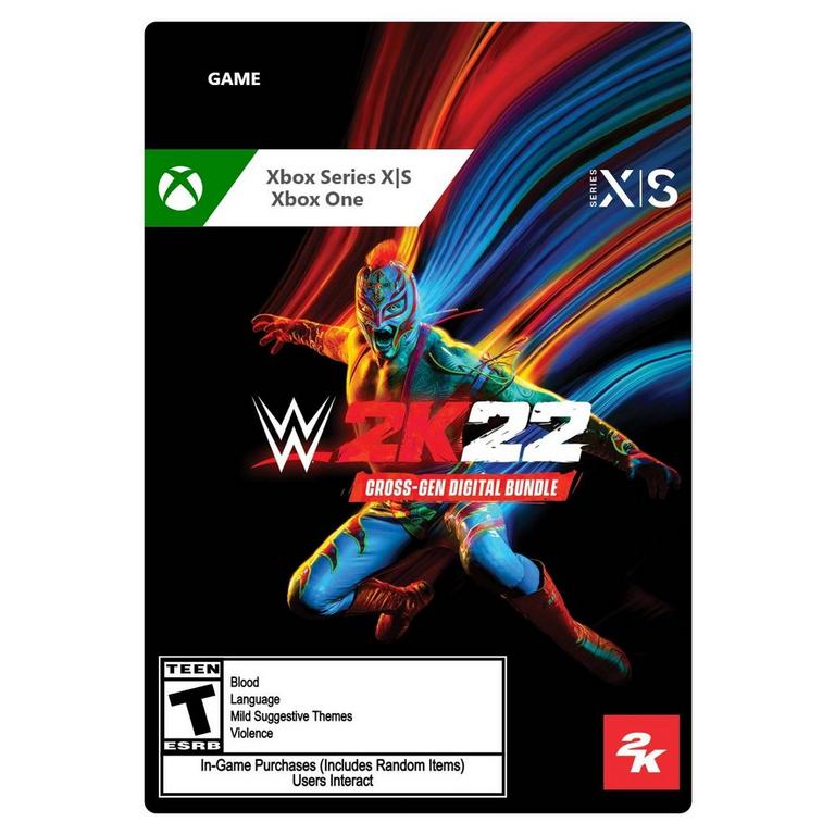Digital WWE 2K22 Cross-Gen Digital Bundle - Xbox Series X 2K GameStop