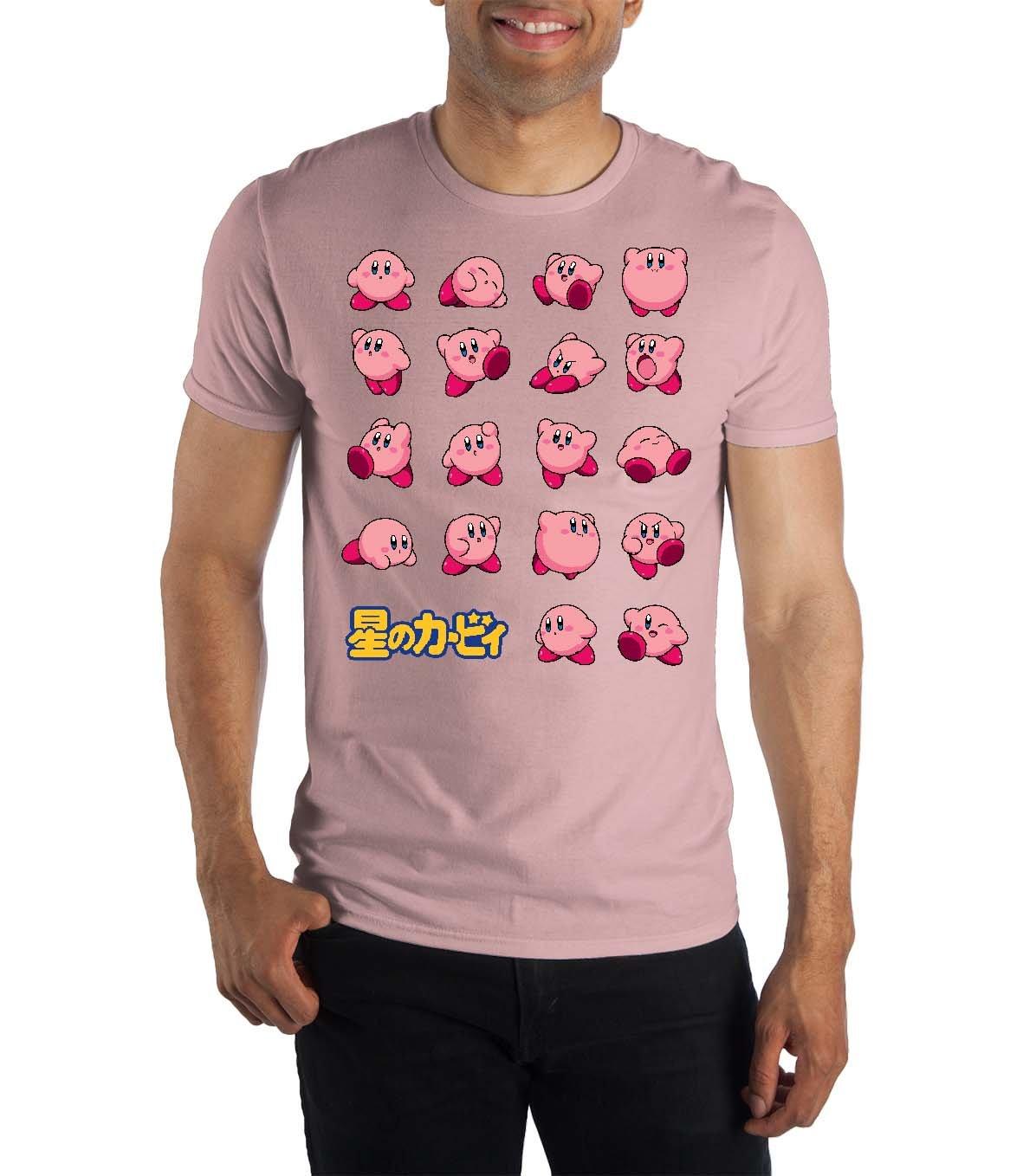 Kirby Pose Grid Mens T Shirt