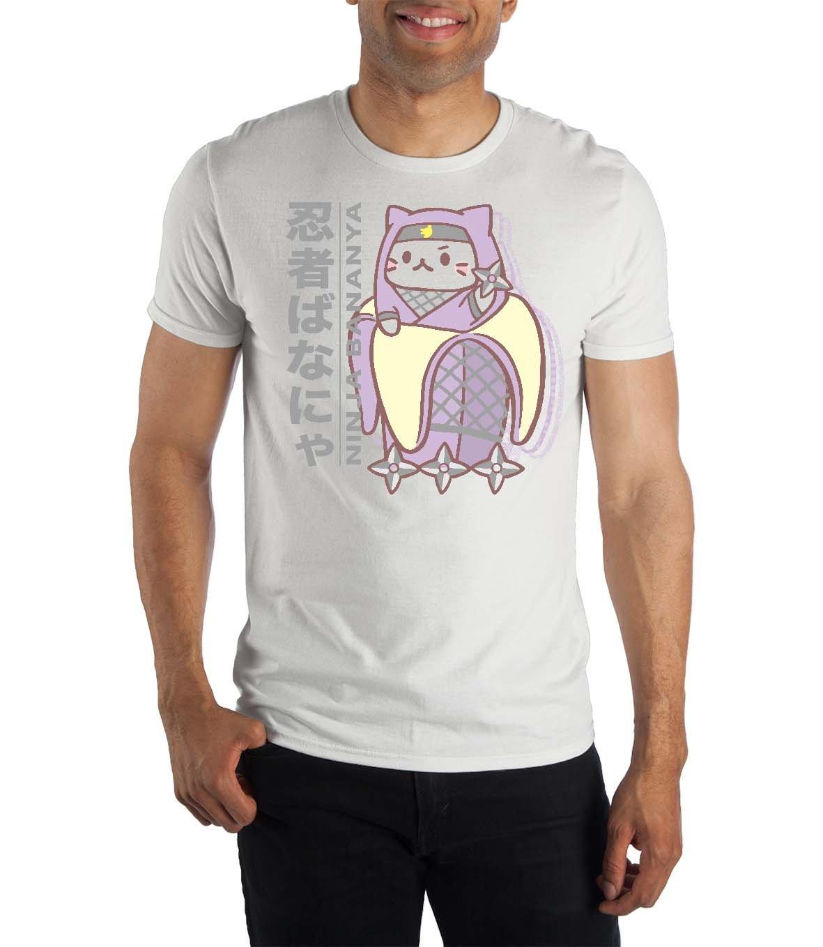 list item 1 of 3 Bananya Ninja Kanji Men's T-Shirt