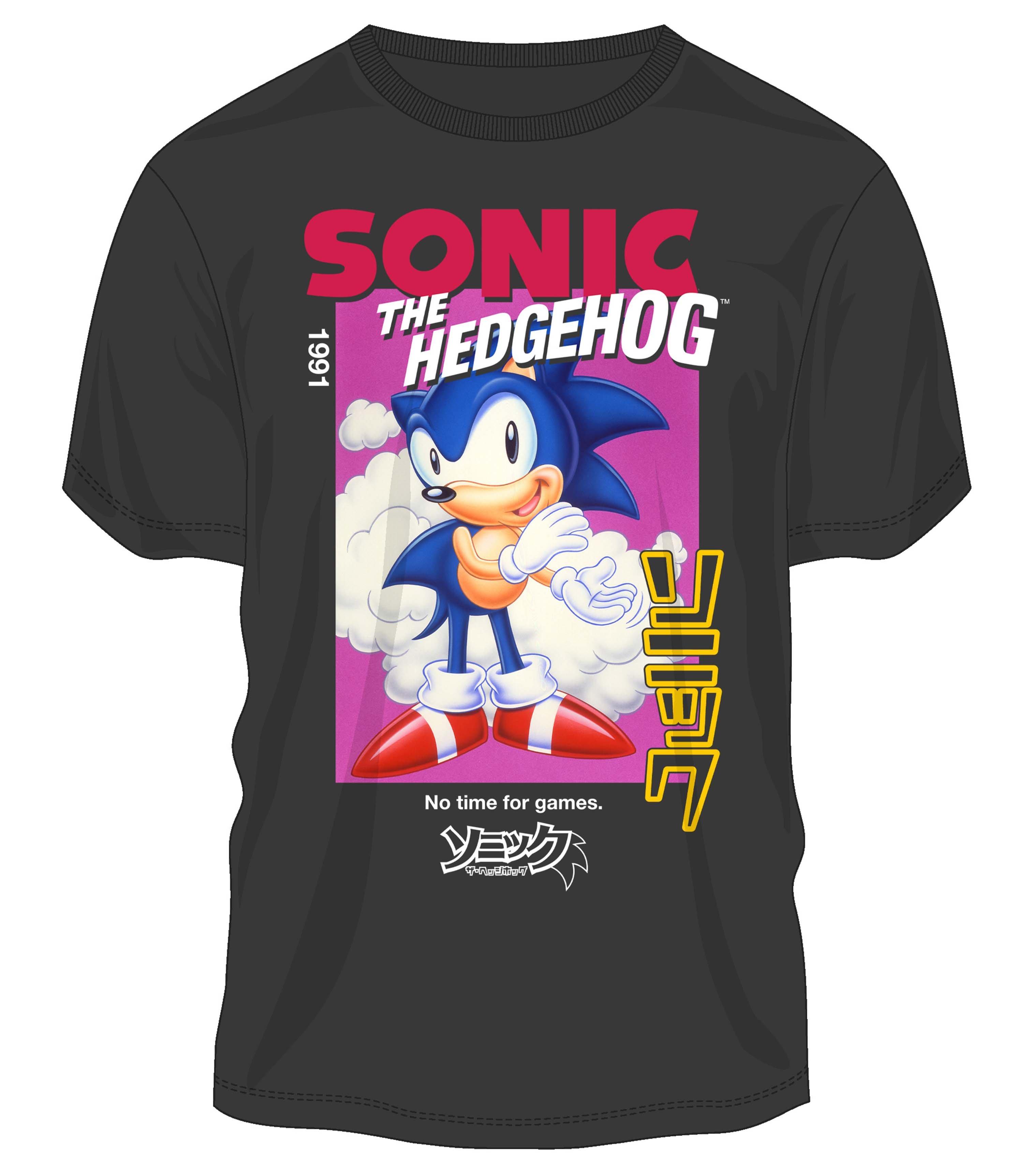 Sonic Kanji Charcoal Men's T-Shirt