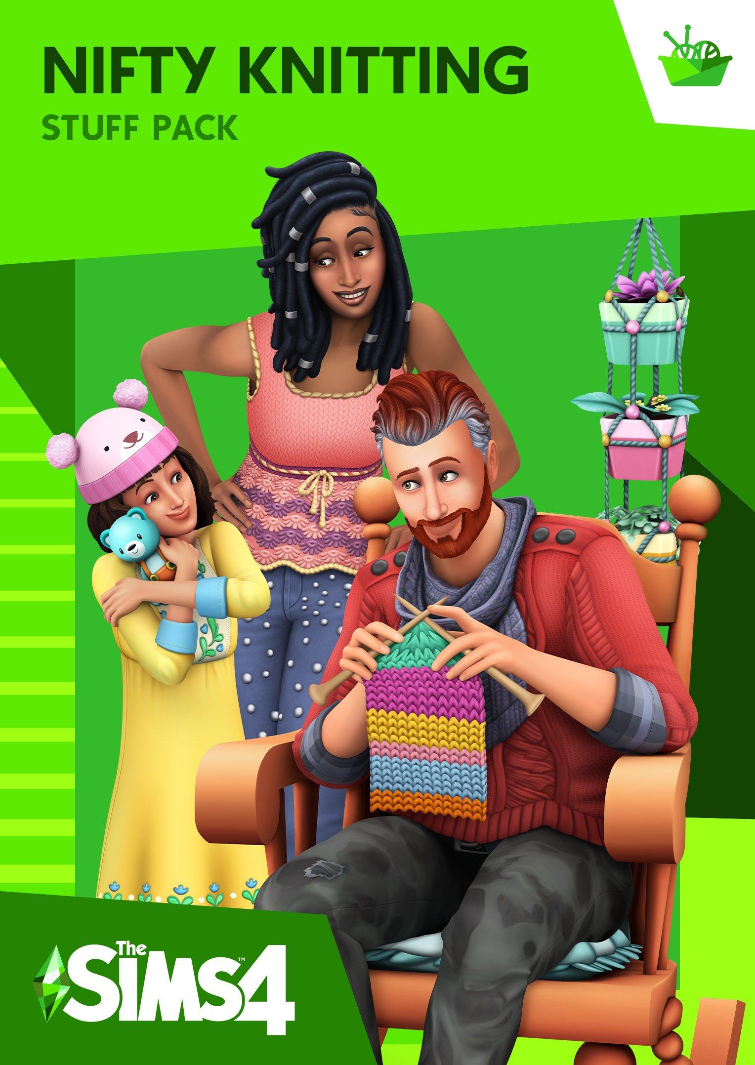 The Sims 4 Nifty Knitting DLC Xbox One Xbox One GameStop