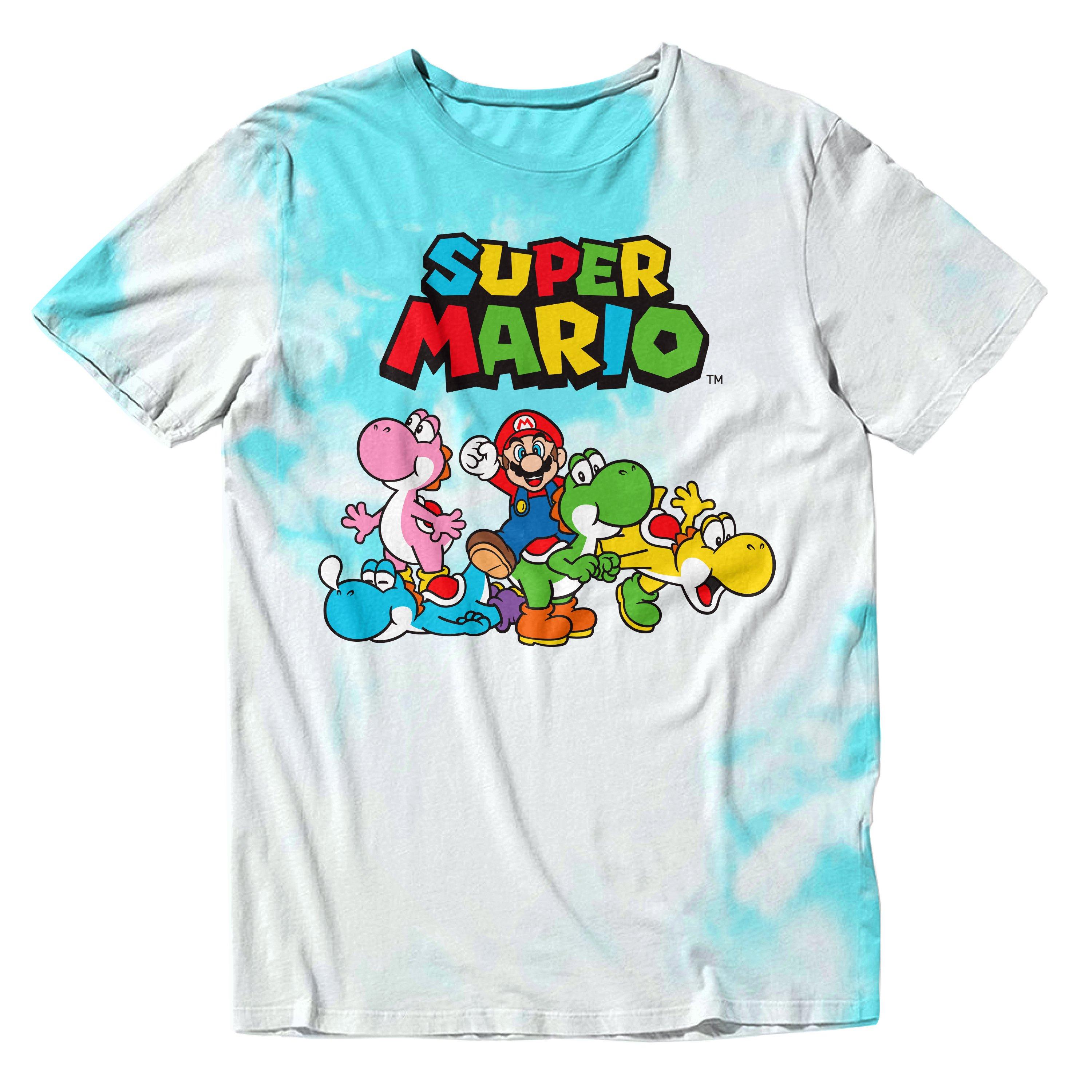 Snikken Verkleuren Zeestraat Super Mario Yoshi Tie Dye Unisex Short Sleeve T-Shirt | GameStop