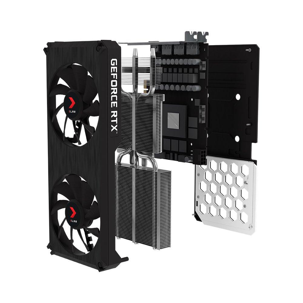 list item 5 of 7 PNY GeForce RTX 3060 Ti 8GB XLR8 Gaming REVEL EPIC-X RGB Dual Fan Graphics Card LHR VCG3060T8LDFXPPB