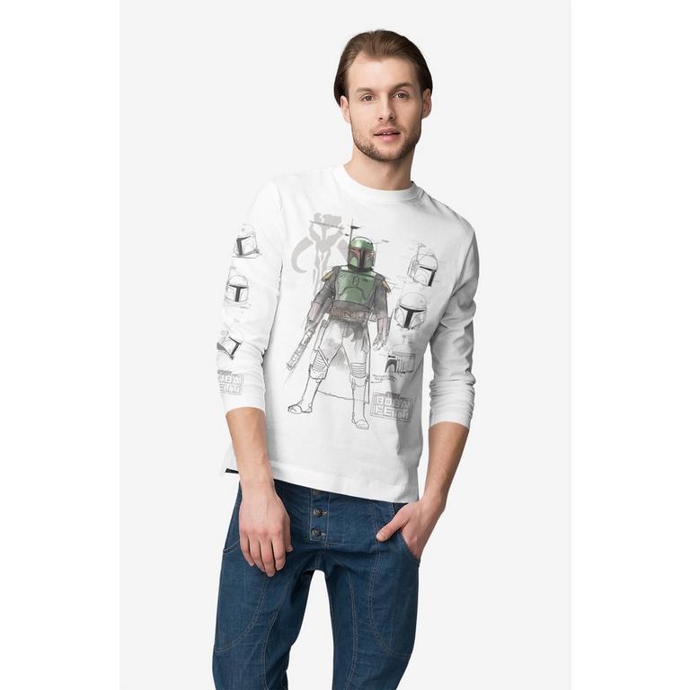 Geeknet Star Wars Boba Concepts Long Sleeve T-Shirt GameStop Exclusive
