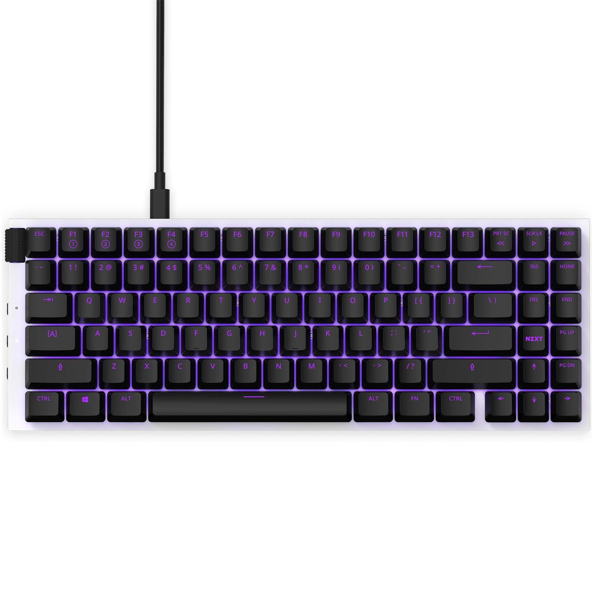 NZXT Function Hot-Swappable Mechanical Keyboard Mini TKL KB-175US-WR